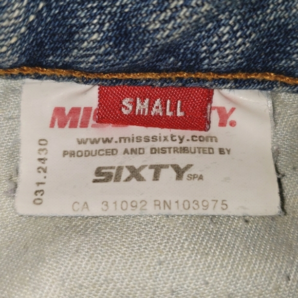 Vintage Y2K Miss Sixty Denim Mini Skirt - Picture 5 of 6